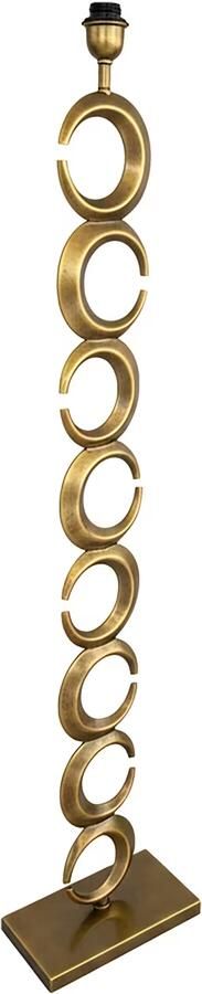 Richmond Interiors Richmond Vloerlamp Amina 145cm Brass Antique Brass