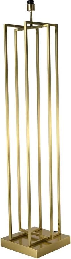 Richmond Interiors Richmond Vloerlamp Jalinia Brass Antique (excl. kap) Goud