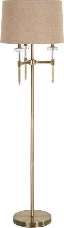 Richmond Interiors Richmond Vloerlamp Josie 161cm hoog Brushed Gold