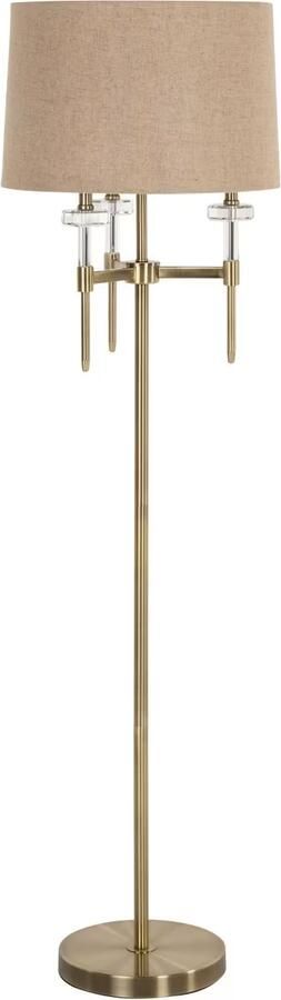 Richmond Interiors Richmond Vloerlamp Josie 161cm hoog Brushed Gold