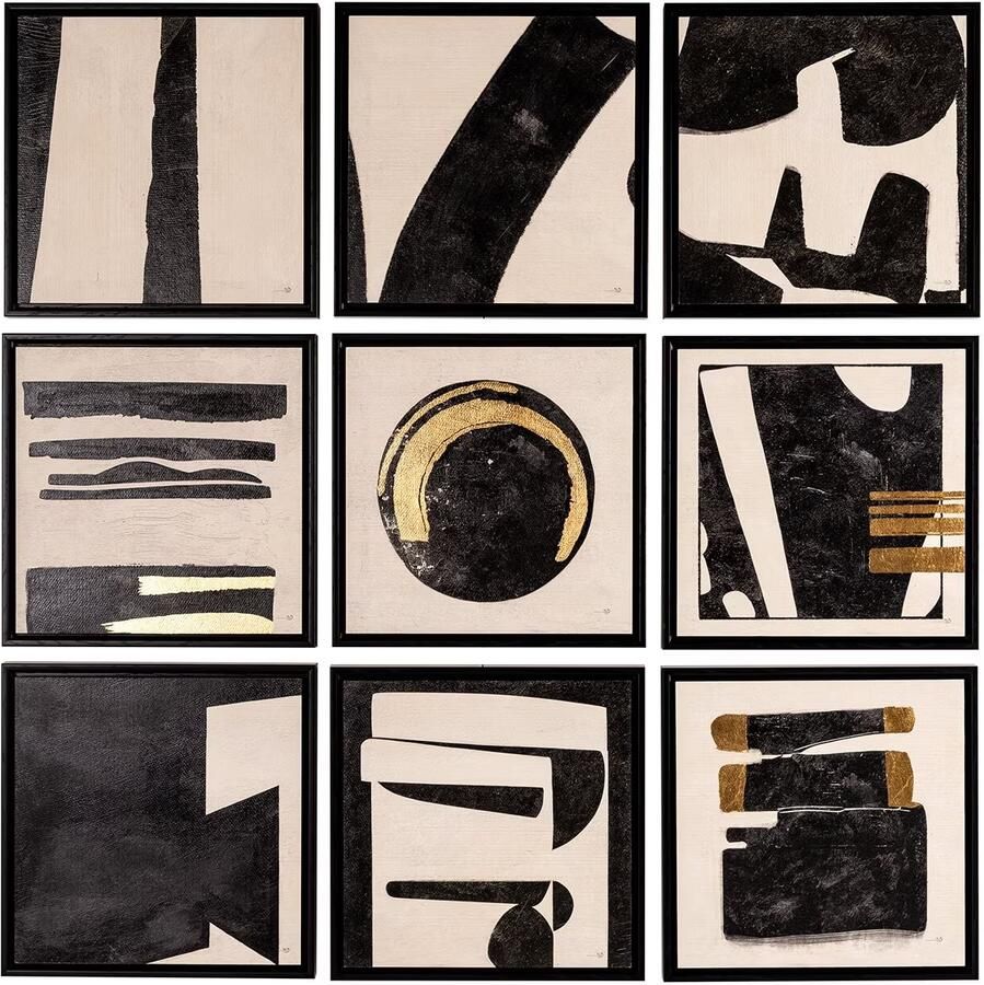 Richmond Interiors | Wall art Gabri black white | Woonaccessoires | Wanddecoratie