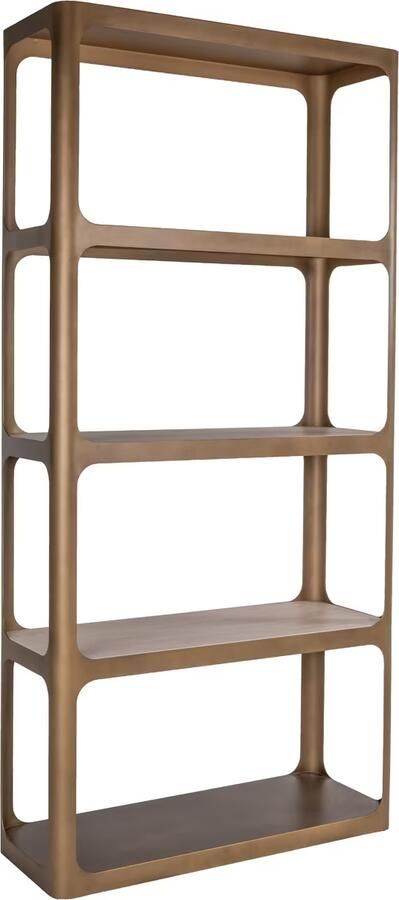 Richmond Interiors Richmond Wandkast Claridge Keramiek Glas en ijzer 210 x 100cm Zand