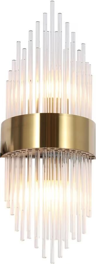 Richmond Interiors Richmond Wandlamp Penelope Glas Goud