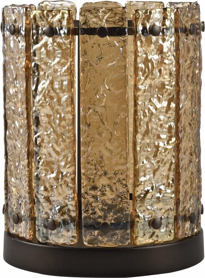 Richmond Interiors Richmond Windlicht Aura Glas 27cm Amber