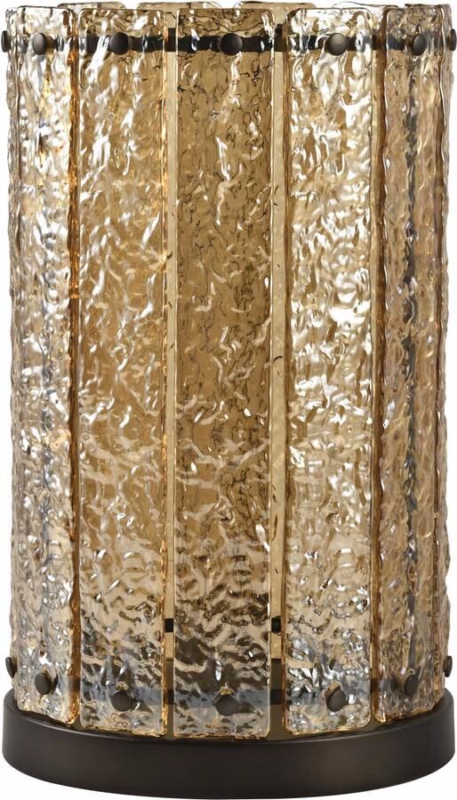 Richmond Interiors Richmond Windlicht Aura Glas 40cm Amber