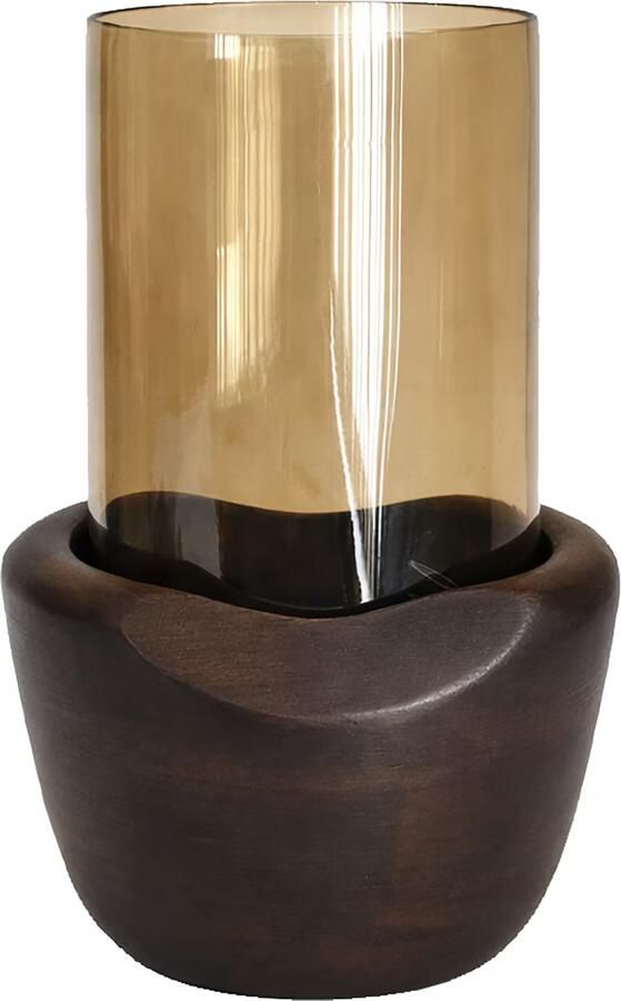 Richmond Interiors Richmond Windlicht Jade 21cm Walnut