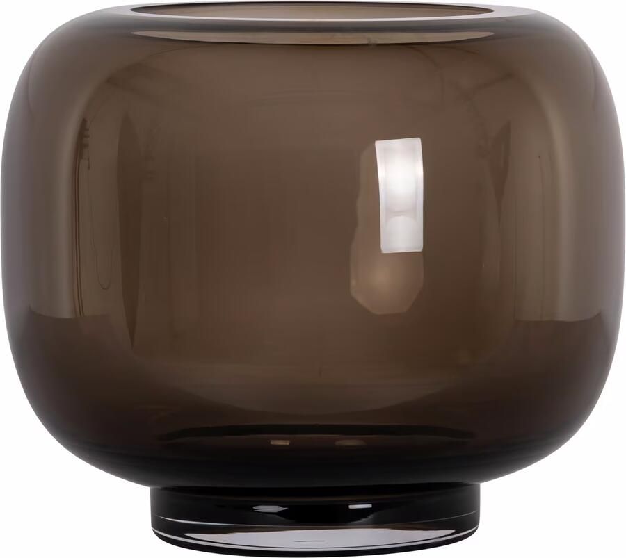 Richmond Interiors Richmond Windlicht Rowen Rookglas Ø30cm Bruin