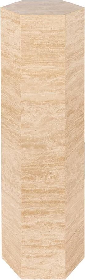 Richmond Interiors | Pilaar Vespin natural beige travertine | Woonkamertafels | Bijzettafel