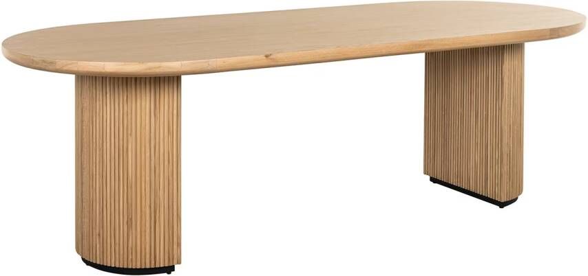 Richmond Interiors Richmond Ovale Eettafel Belfort Eikenhout 240 x 100cm Bruin