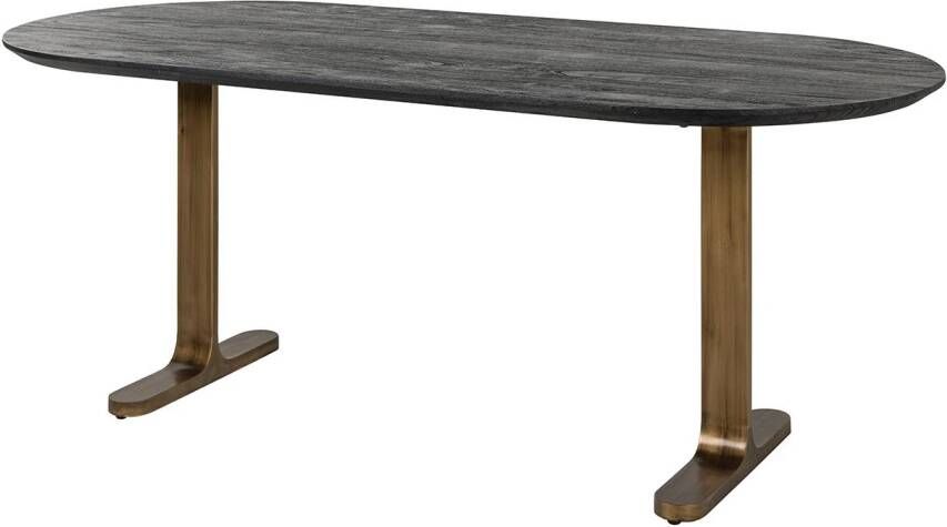 Richmond Interiors Richmond Ovale Eettafel Revelin Mangohout 200 x 90cm Bruin
