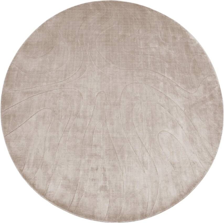 Richmond Interiors Richmond Rond Vloerkleed Addison 260cm Beige