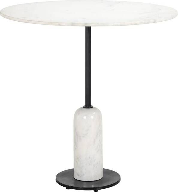 Richmond Interiors Richmond Ronde Bistrotafel Jagger Marmer 76cm Wit