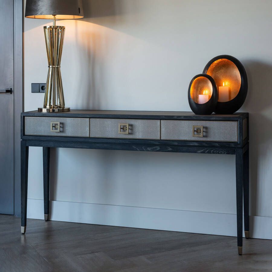 Richmond Interiors Richmond Sidetable Bloomingville Eikenhout 165cm Goud