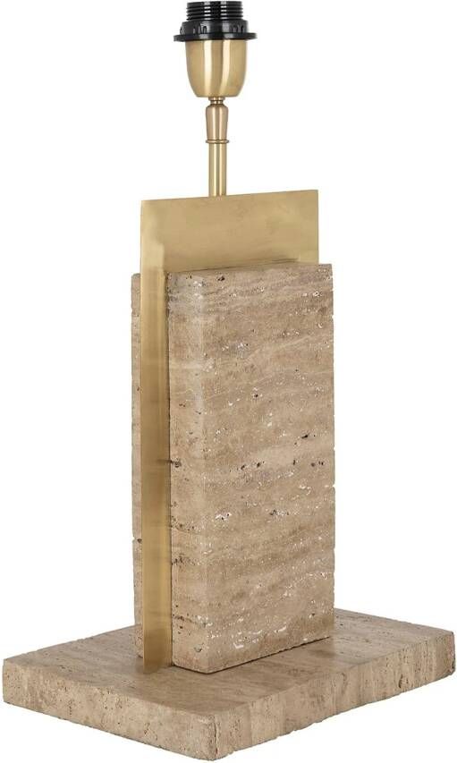 Richmond Interiors Richmond Tafellamp Mosa Marmer 47cm hoog Goud