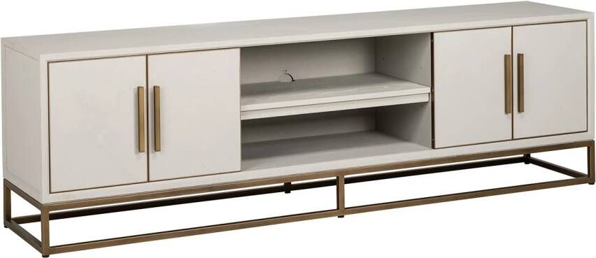 Richmond Interiors Richmond TV-meubel Whitebone 200cm Verona Grey