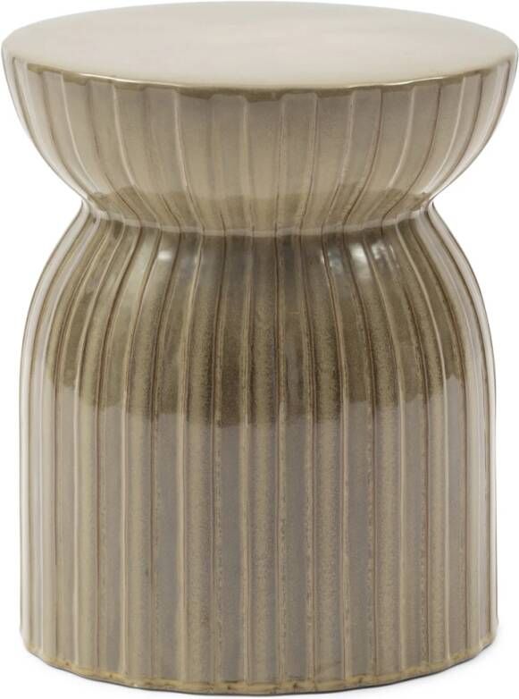 Rivièra Maison Stijlvolle Sintra Einde Tafel Urban Olive van K34 Keramiek 41 cm Hoogte