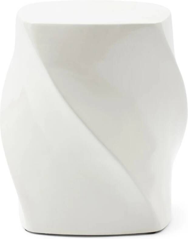 Rivièra Maison Stijlvolle Eettafel in Wit K34 Keramiek Hoogte 44.5 cm