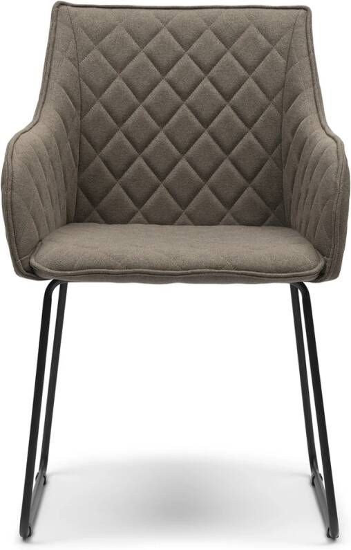 Rivièra Maison Eetkamerstoel Frisco Drive Belgium Weave Dark Taupe