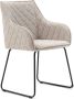 Riviera-Maison Eetkamerstoel Met Armleuning Isco Drive Dining Armchair Mouliné Linnen Naturel - Thumbnail 2