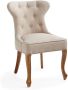 Rivièra Maison Riviera Maison George Dining Chair lin Flax 65.0x65.0x100.0 cm - Thumbnail 2