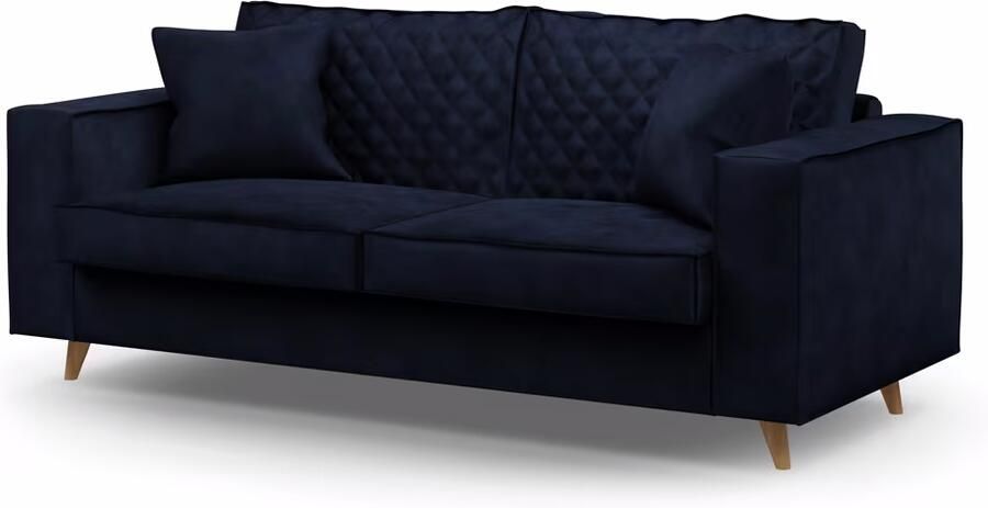 Rivièra Maison 2 5-zits Bank Kendall Velvet Estate Blue