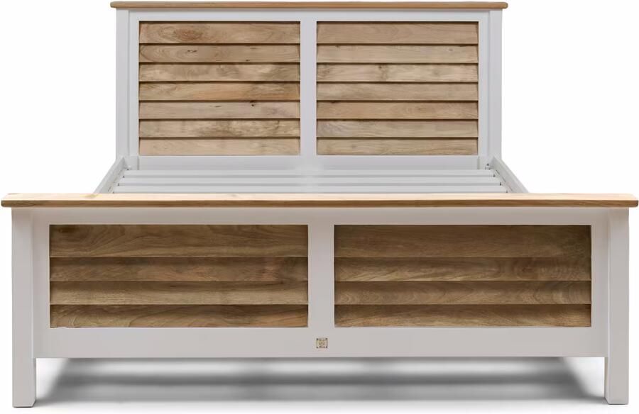 Rivièra Maison 2-persoonsbed Pacifica Acacia- en mangohout 180 x 200cm Naturel