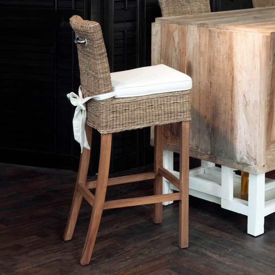 Rivièra Maison Riviera Maison Rustic Rattan Bar Stool 56.0x50.0x115.0 cm