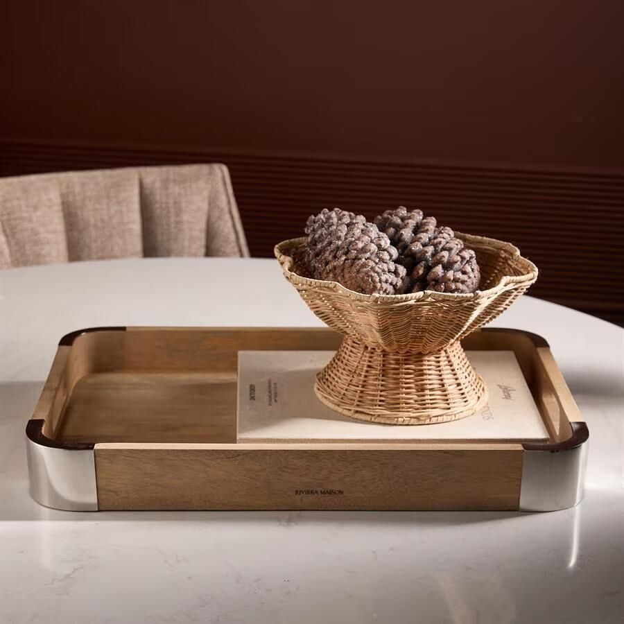 Rivièra Maison Dienblad Bellwood Mangohout 60 x 40cm Naturel