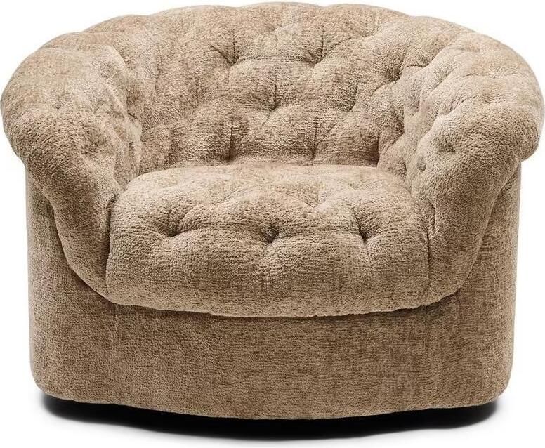 Rivièra Maison Draaifauteuil Palma Mélange Weave stof Wheat