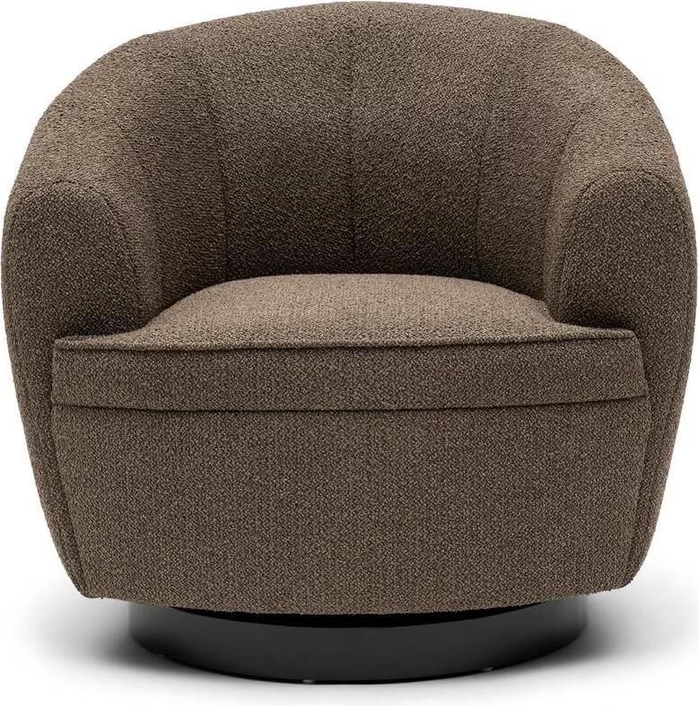 Rivièra Maison Draaifauteuil The Countess Bouclé Classic Brown