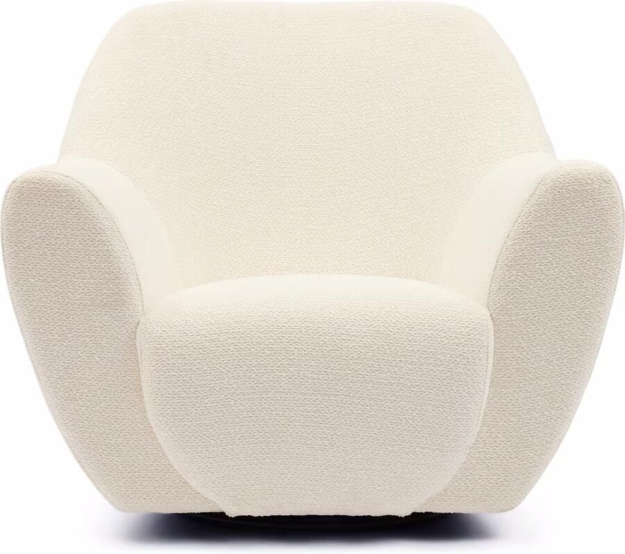 Rivièra Maison Draaifauteuil The Jill Bouclé Simply White