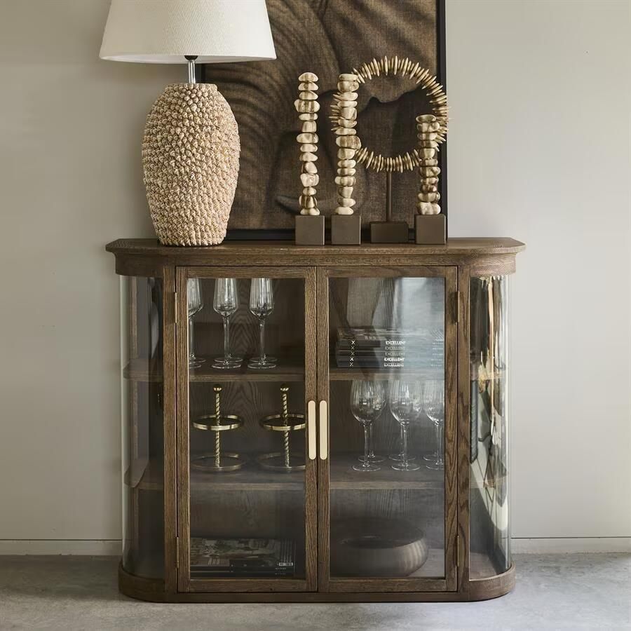 Rivièra Maison Dressoir Waldorf Eikenhout 110 x 110cm Bruin