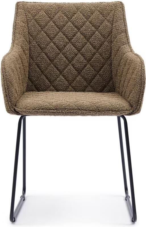 Rivièra Maison Eetkamerstoel Frisco Drive Bouclé Classic Brown