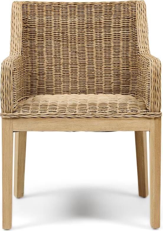 Rivièra Maison Eetkamerstoel Gassin Hout en rattan Naturel