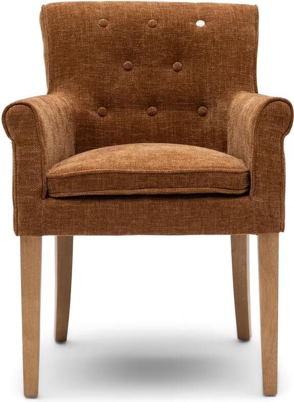 Rivièra Maison Eetkamerstoel La Scala Weave Maroon Brown