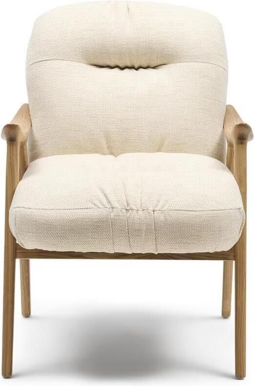 Rivièra Maison Fauteuil Castello Weave stof en hout Naturel