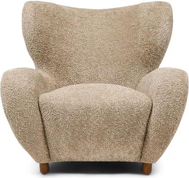 Rivièra Maison Fauteuil Courchevel Chenille Classic Cream Velvet