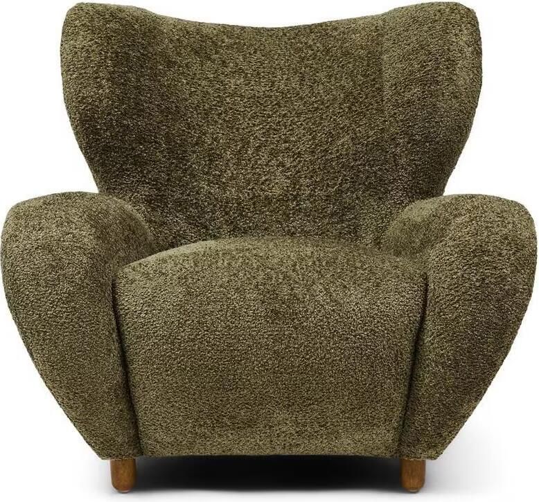 Rivièra Maison Fauteuil Courchevel Chenille Forest Green Velvet