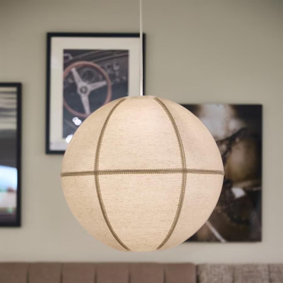 Rivièra Maison Hanglamp Averine Katoen 42cm Naturel