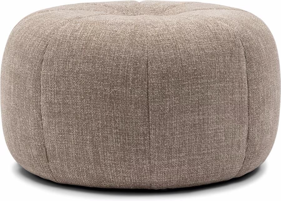 Rivièra Maison Riviera Maison Falcone Stool chenille jacquard bright taupe