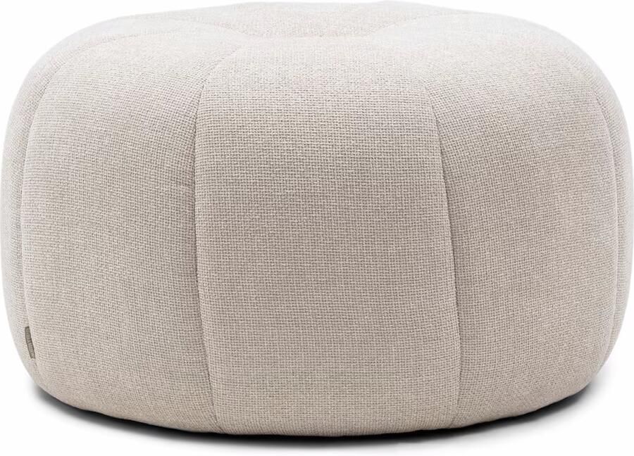 Rivièra Maison Riviera Maison Falcone Stool chenille jacquard glossy flax