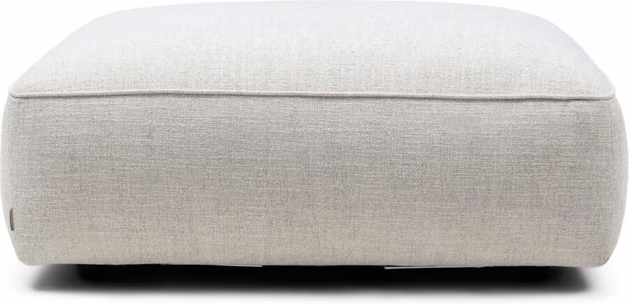 Rivièra Maison Hamilton Poef Antiek Wit Luxe Materiaal 100x44x115 cm