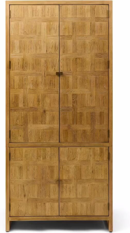 Rivièra Maison Kledingkast Fraser Island Eikenhout 230 x 110cm Bruin