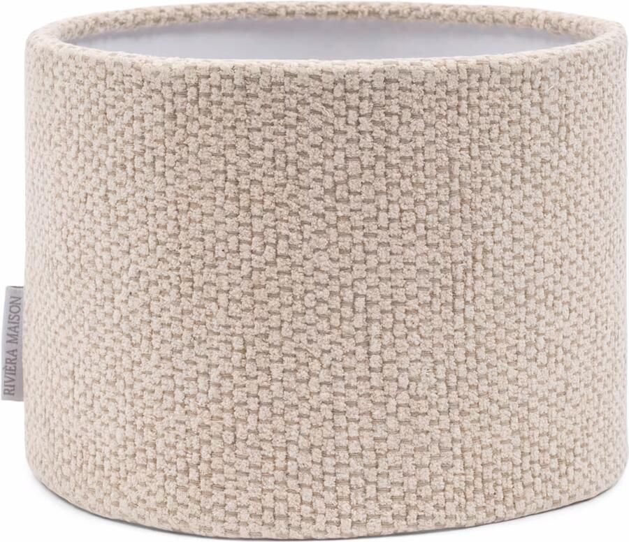 Rivièra Maison Lampenkap Atlin Linnen 20cm Off White