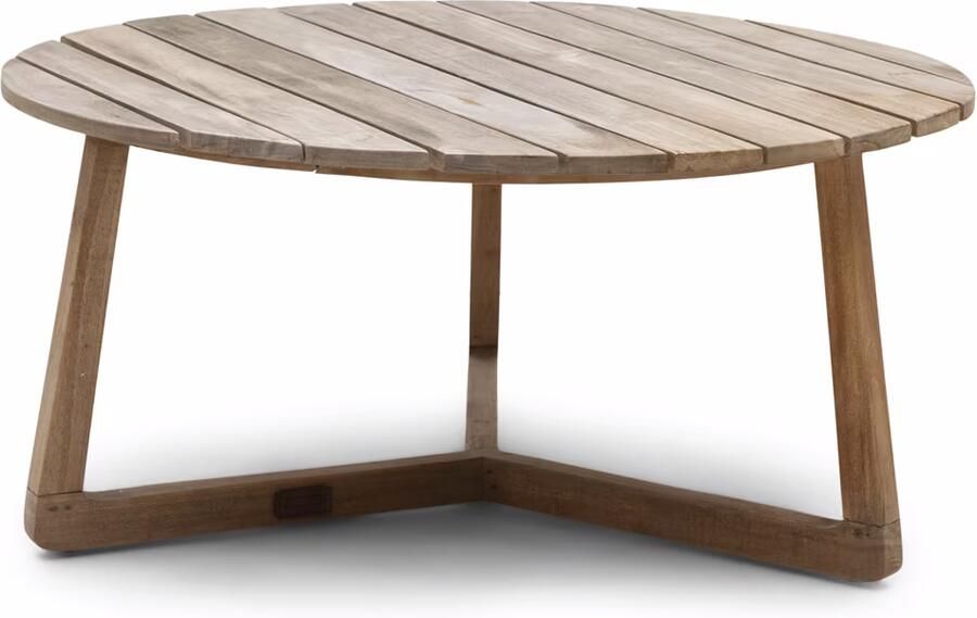 Rivièra Maison Outdoor Salontafel Lovina Teakhout 80cm Bruin Rond