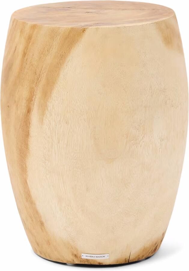 Rivièra Maison Ronde Bijzettafel Gaula Suarhout 35cm Naturel