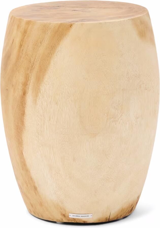 Rivièra Maison Ronde Bijzettafel Gaula Suarhout 35cm Naturel