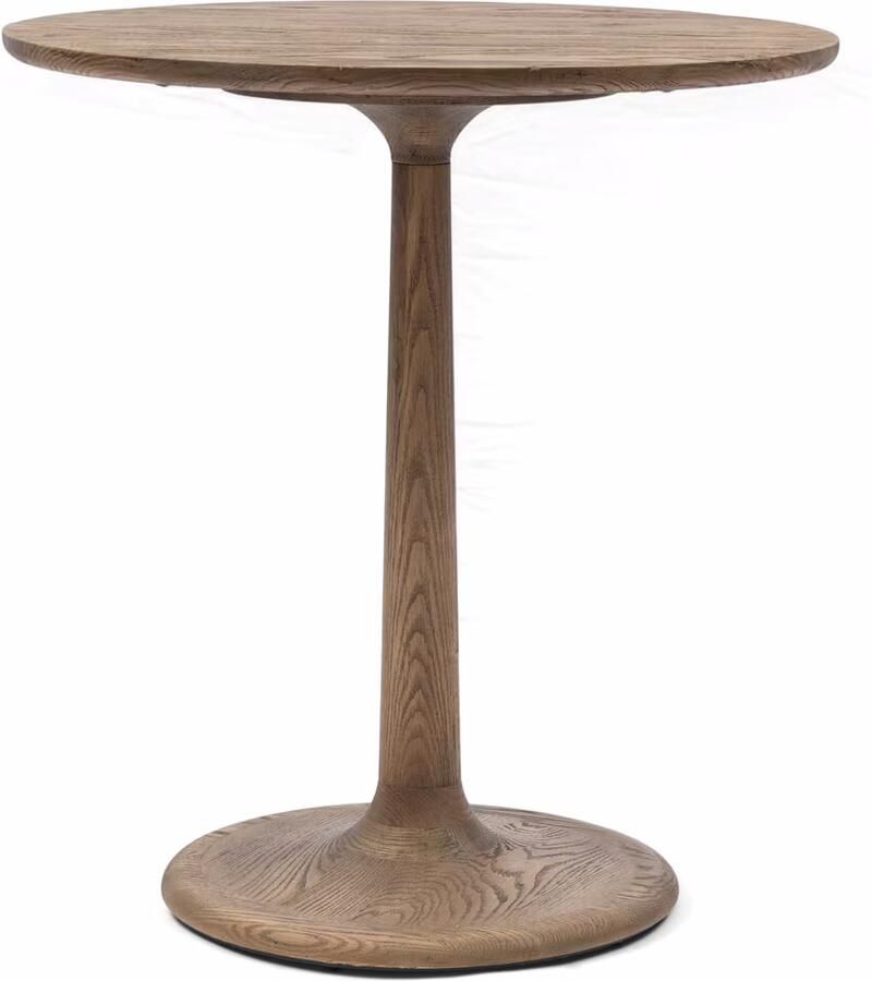 Rivièra Maison Elegante ronde bistrotafel van gerecycled eikenhout 76 cm hoog