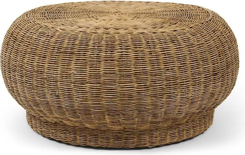 Rivièra Maison Ronde Salontafel Benoa Rattan 80cm Naturel