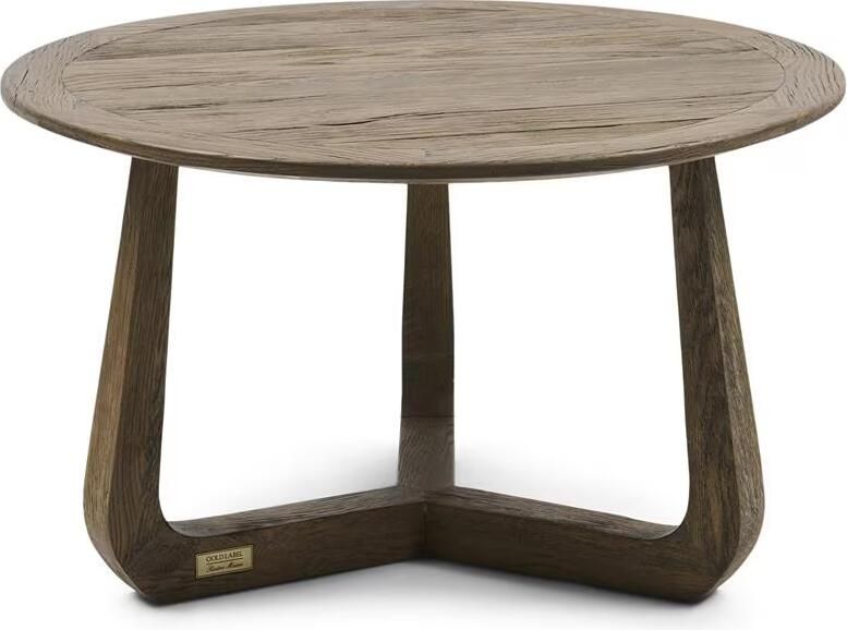 Rivièra Maison Ronde Salontafel Miller Eikenhout 70cm Bruin